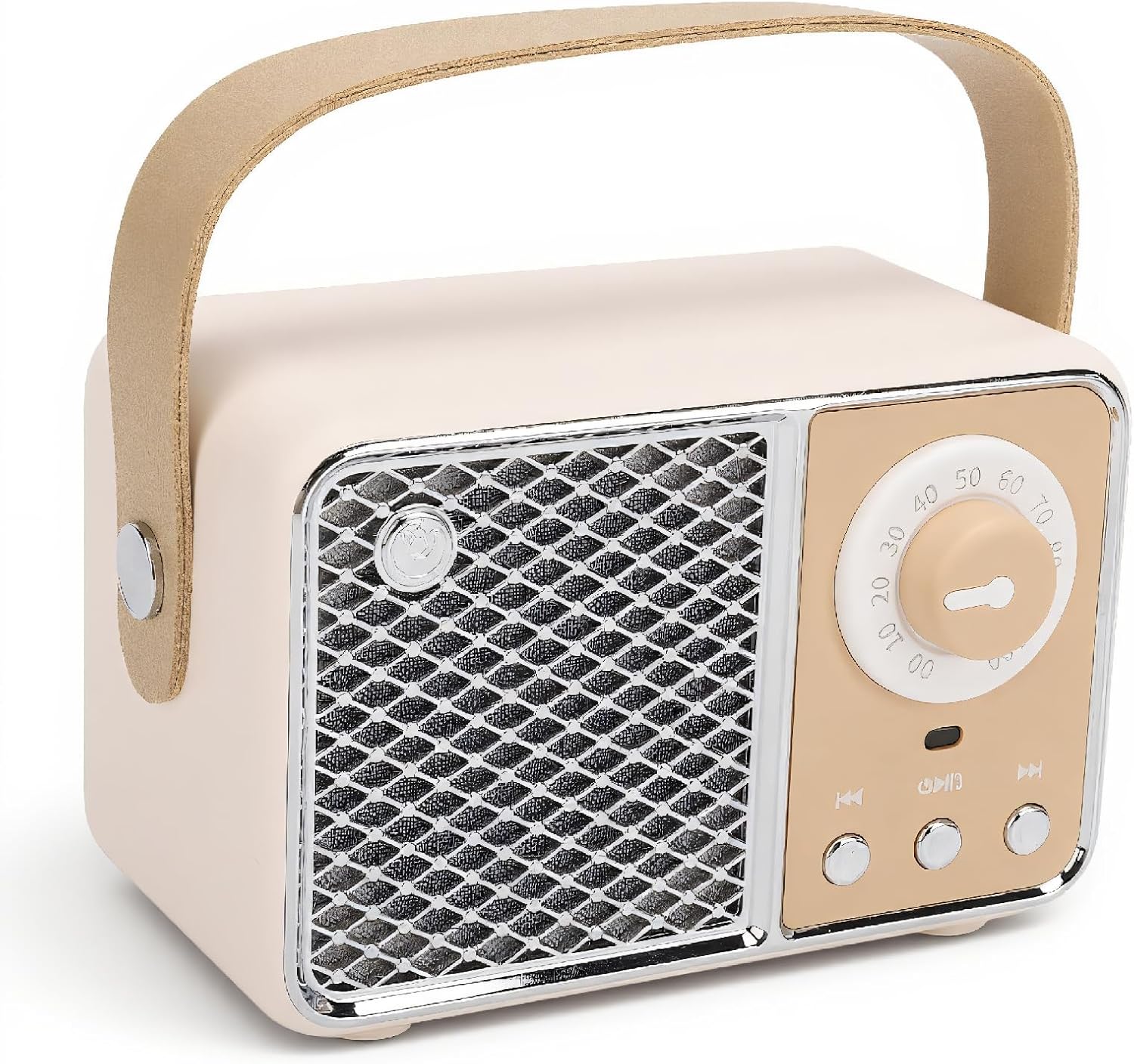 Verbesserter Retro-bluetooth-lautsprecher – Klassisches Vintage-radio Im Retro-stil, Bluetooth 5.1-funkverbindung, Kompatibel Mit Tf-karte, Usb Und Aux, Gelb