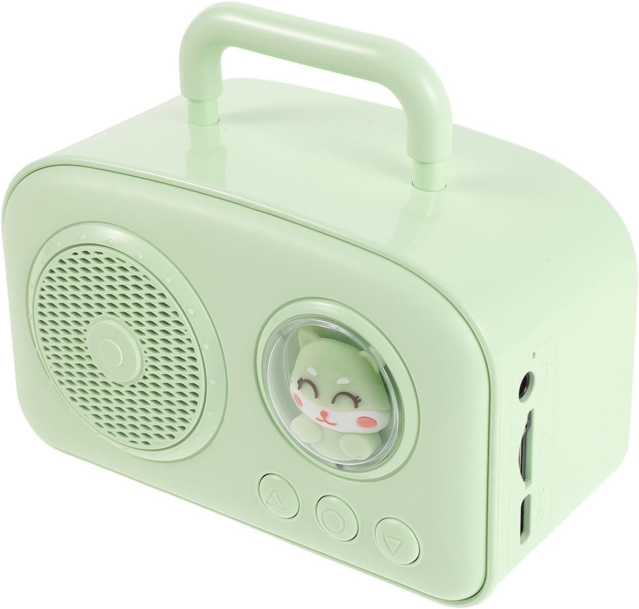 Dieser Kabellose Mini-lautsprecher Im Retro-stil Mit Tragegriff Ist Mit Usb-sticks Und Externen Festplatten Kompatibel Und Eignet Sich Daher Ideal Für Partys.