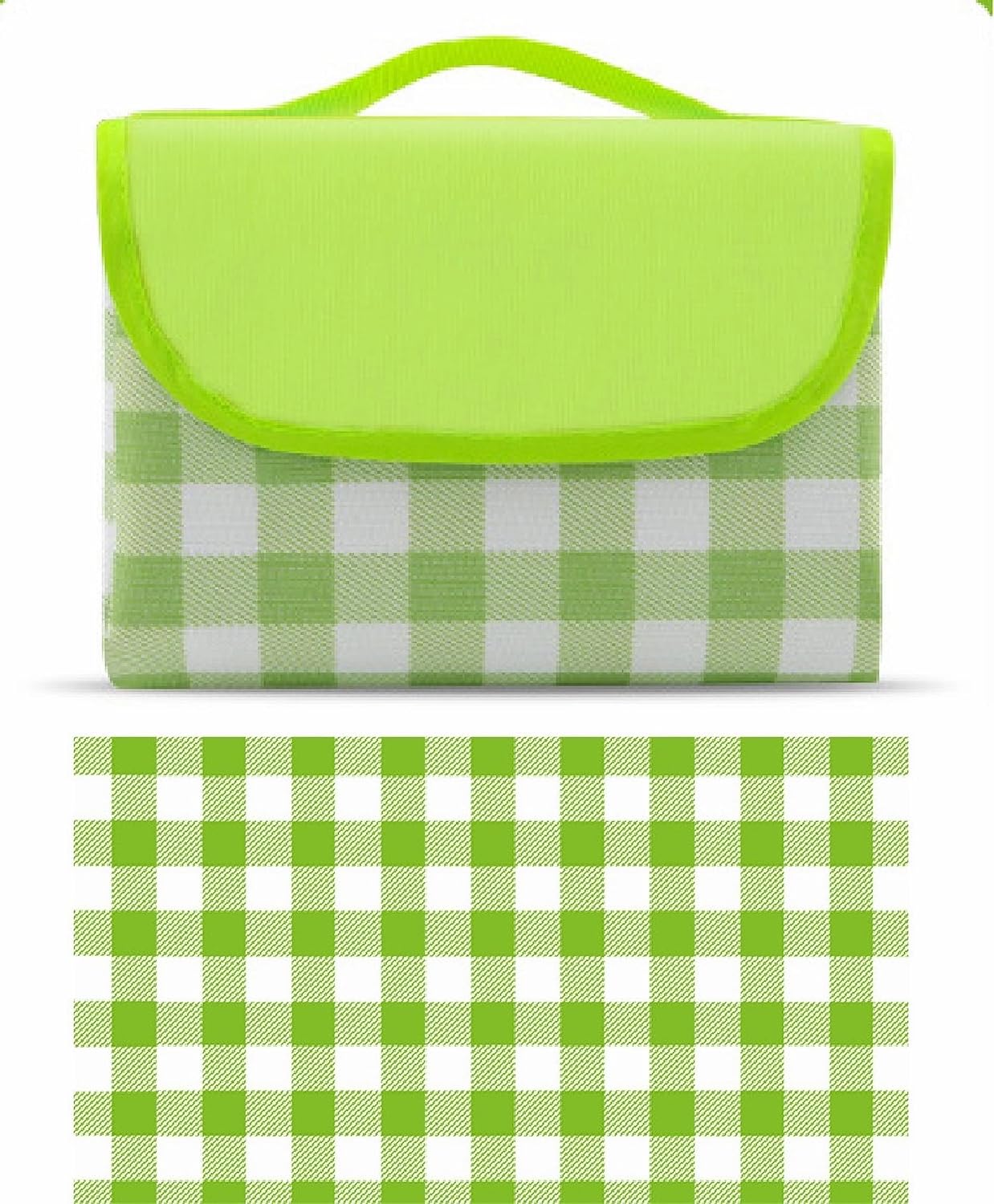 Stranddecken, Picknickdecken, Wasserdichte Und Sandabweisende Decken, Campingdecken, Reisedecken (150 X 200 Cm, Grün)