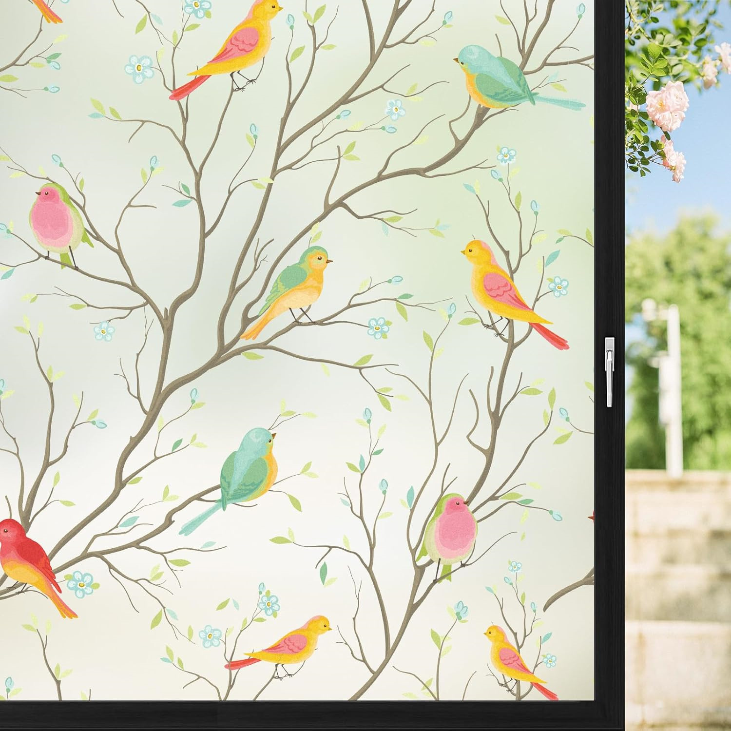 Aufkleber Für Milchglas, Aufkleber Für Klarglas, Vogelmotiv – 60 Cm X 400 Cm