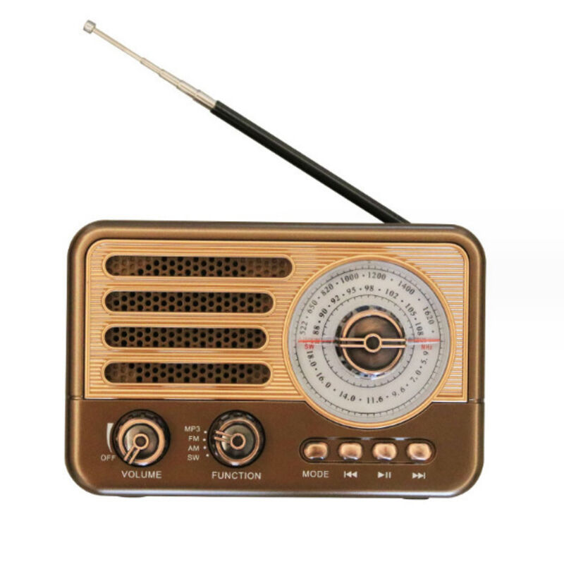 Tragbares Am/fm/kurzwellenradio Mit Bluetooth-lautsprecher, Sowohl Für Den Innen- Als Auch Für Den Außenbereich Geeignet.