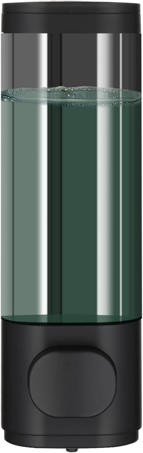 Wandmontierter Spender Für Shampoo, Duschgel Und Spülung, Kein Bohren Erforderlich, Schwarz, Einteilig.