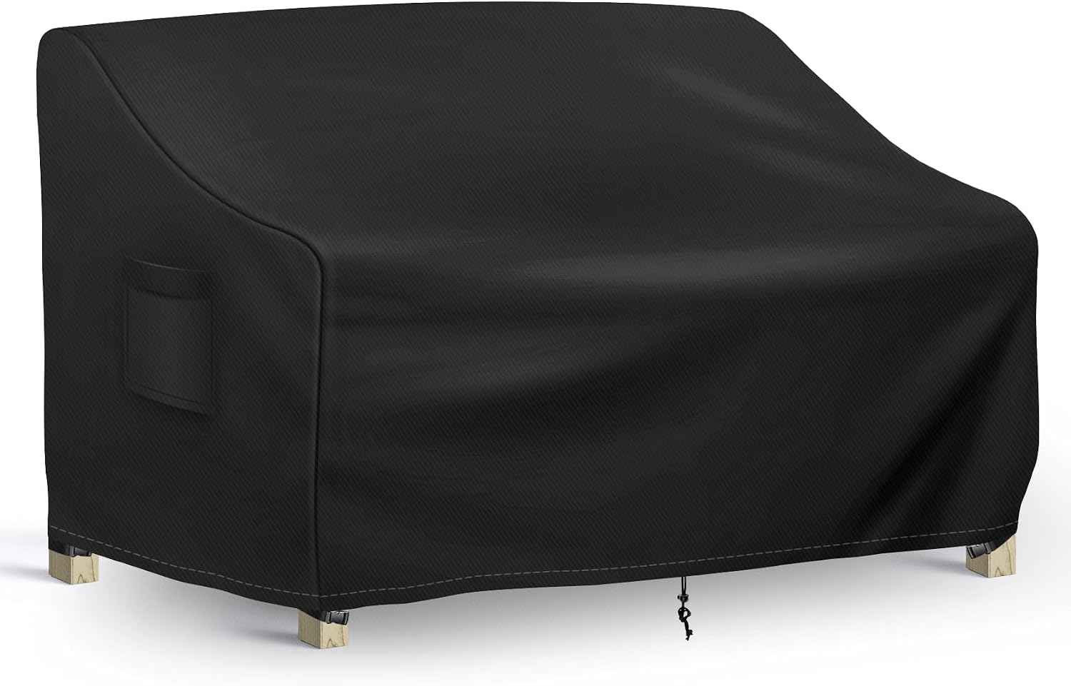 Wasserdichte Schutzhülle Für Doppelsofas, Outdoor-sofa-schutzhülle, 200 X 94 X 89 Cm, Schwarz