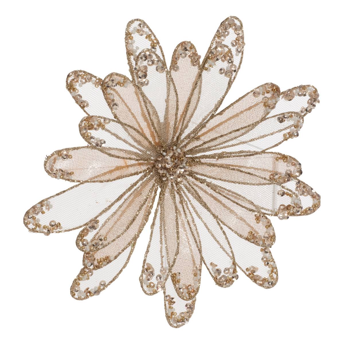 Sdn Blume Dahlie Gold 20cm - Feeric Lights & Christmas