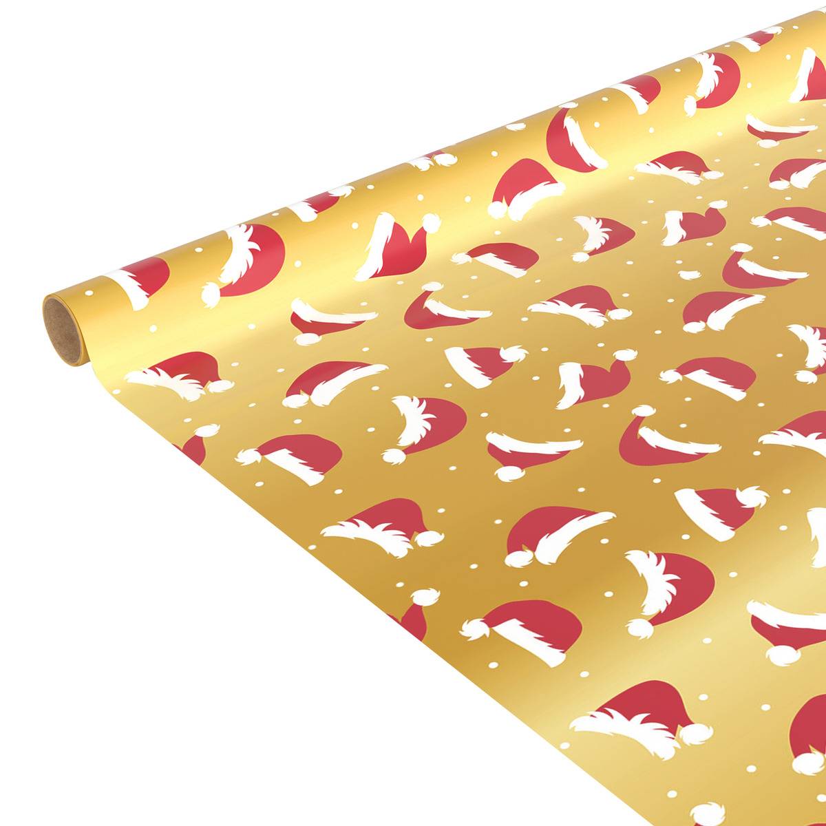 Traditionelles Geschenkpapier 1000x100cm Sortiert - Golden