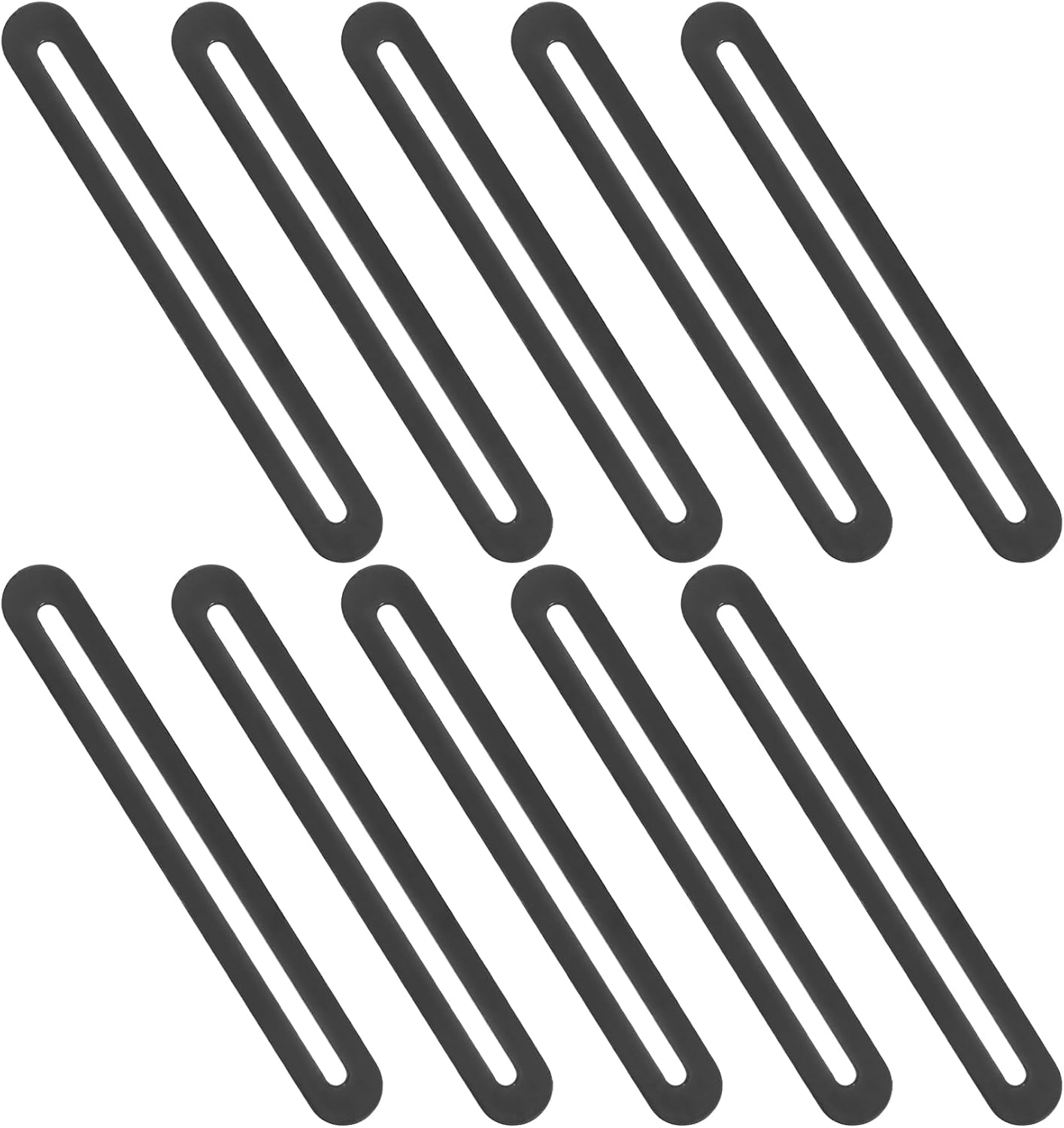 Verstellbare Flachverbinder, 10er-pack Stahllochplatten, Holzbeschläge Mit Langen Leuchten, Verbindungsplatten Zur Reparatur Und Befestigung Von Möbeln Und Holz Für Heimwerkerprojekte (110x19mm)