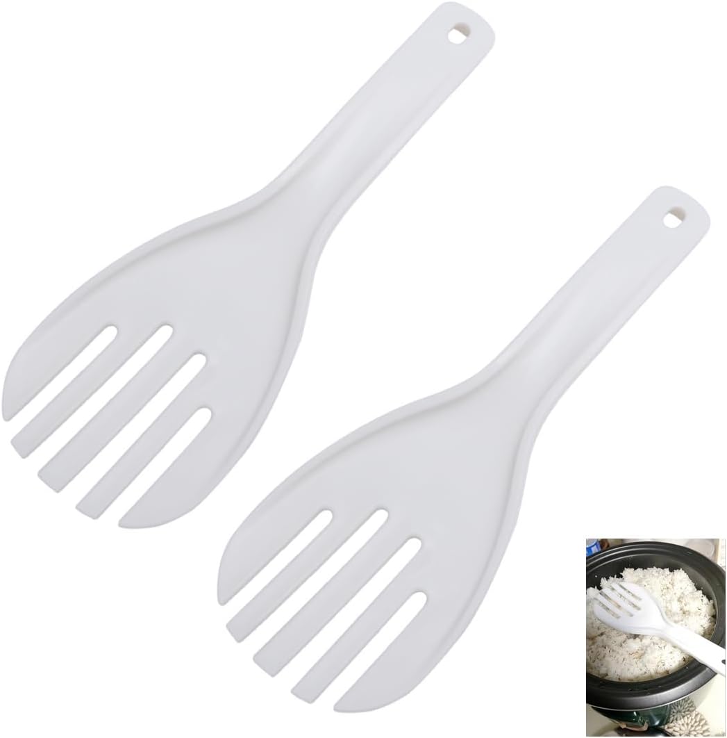 Set Mit 2 Extra Großen, Antihaftbeschichteten Reislöffeln, 25,5 Cm Lang, Für Gewerbliche Reiskocher, Reistöpfe Mit Großem Fassungsvermögen, Restaurants, Kantinen