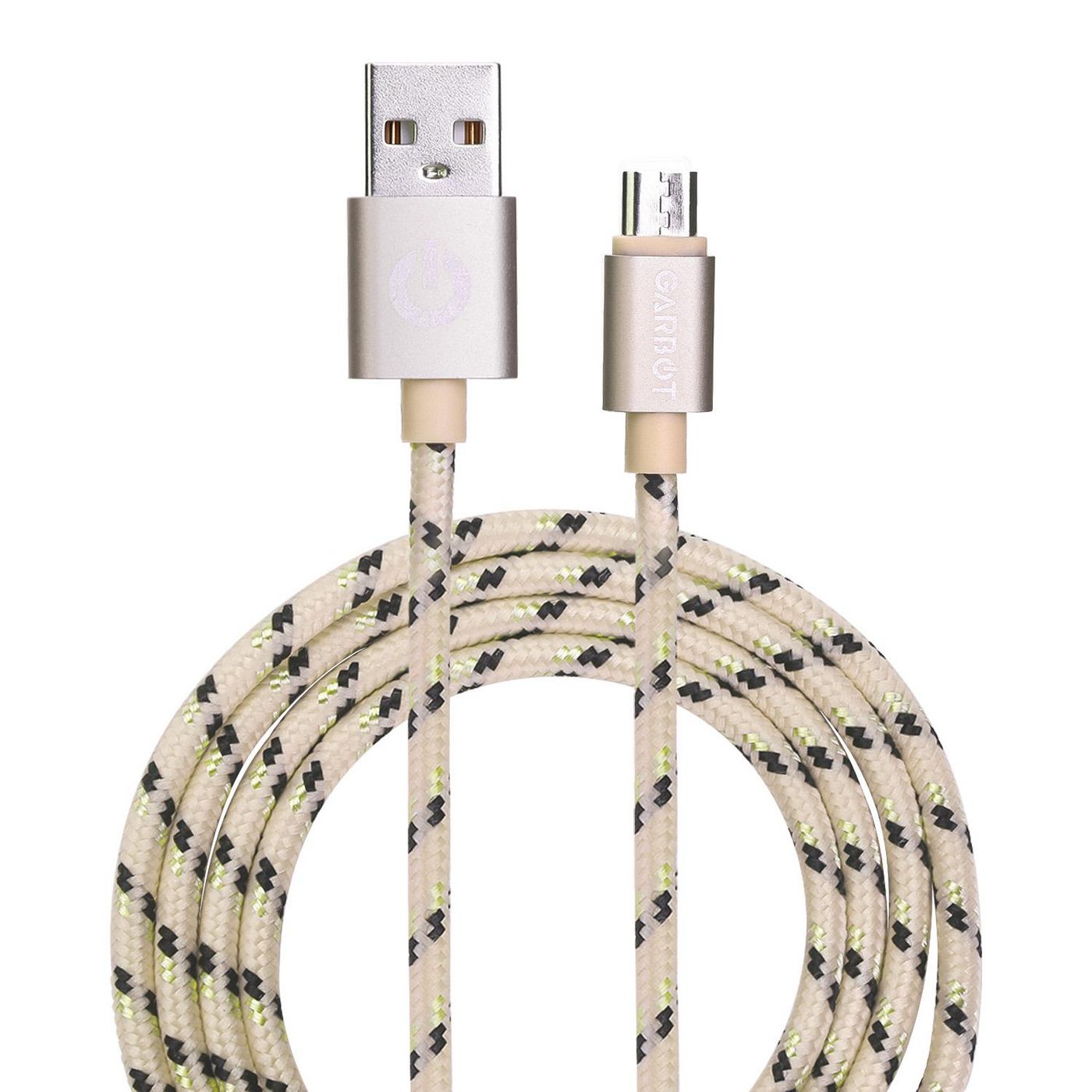 Micro-usb-kabel 1 M, Geflochten, Goldfarben, Garbot Grab&go, C-05-10194