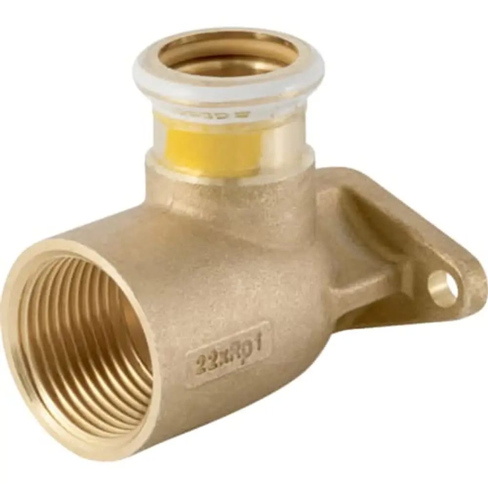 Geberit Mapress Kupfer Anschlusswinkel 90° Abgesetzt, Lochkreis 50 Mm (gas), Dn 20 / 25, 91105