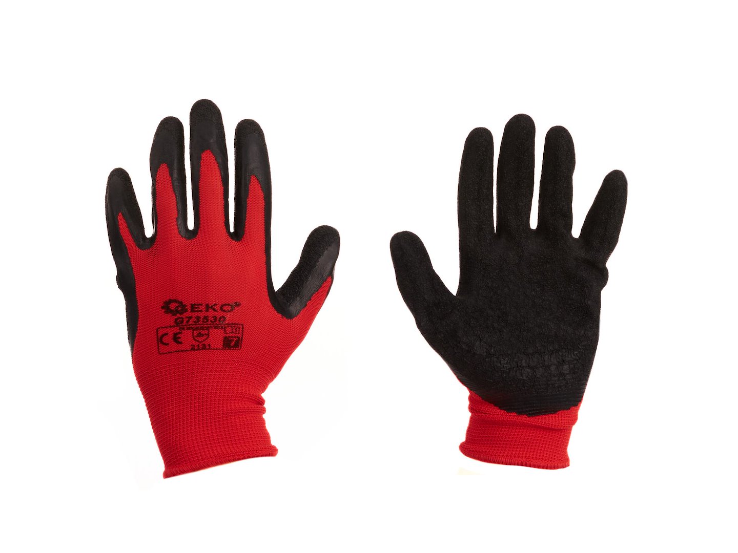 Geko Schutzhandschuhe Größe 7/latex Rot/ (12/240)