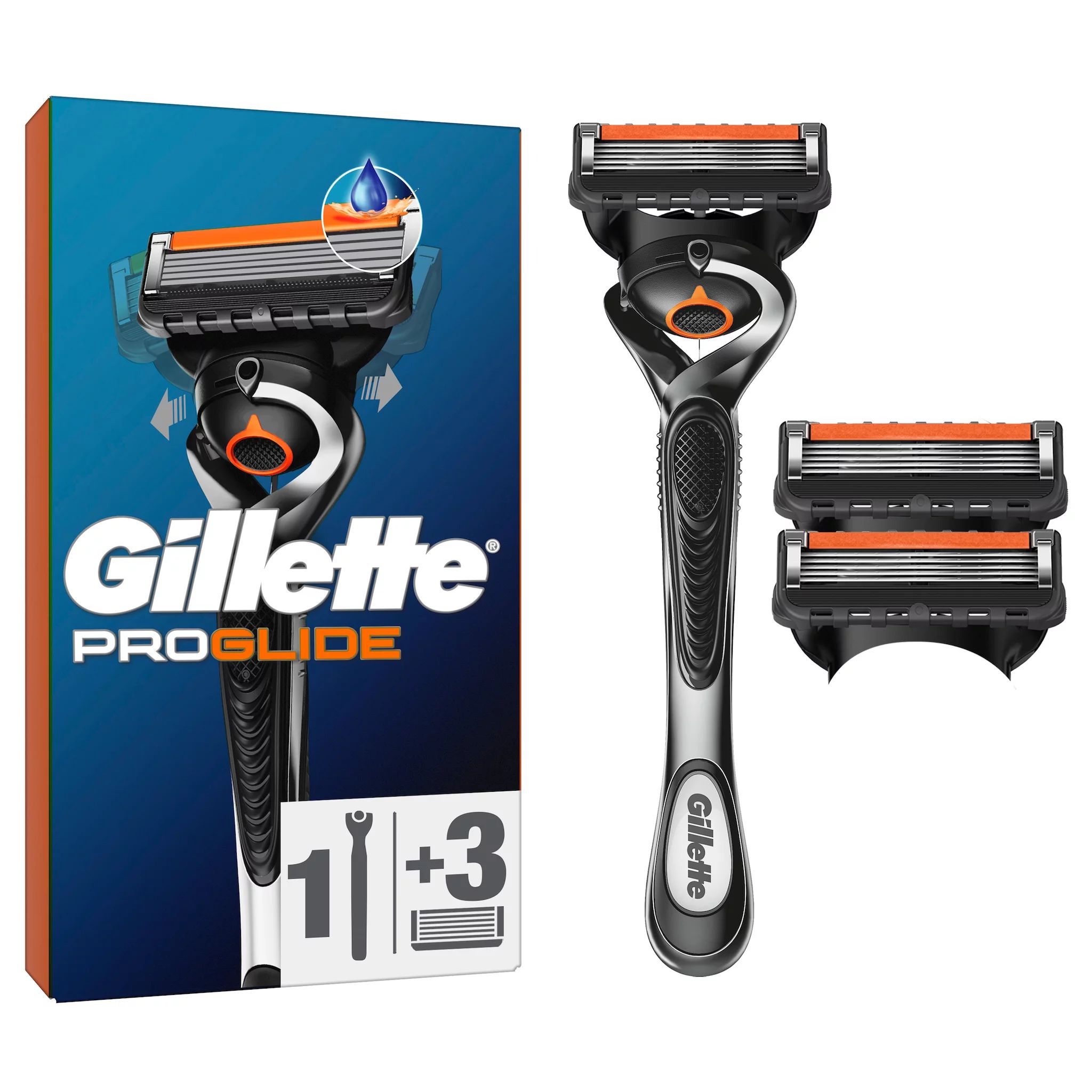 Gillette Proglide Flexball Rasierapparat Mit 3 Klingen Herrenrasierer