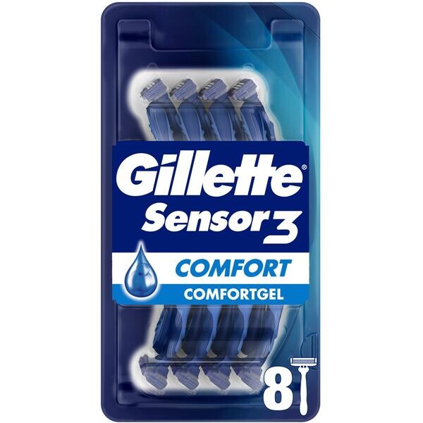 Gillette Sensor3 Comfort 8er Srp