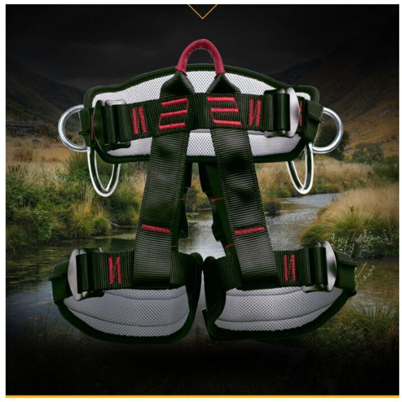 Klettersicherheitsgurt – Ergonomischer Komfort – Abrieb- Und Hitzebeständig – 5 Sicherheitsringe – Psa-konform