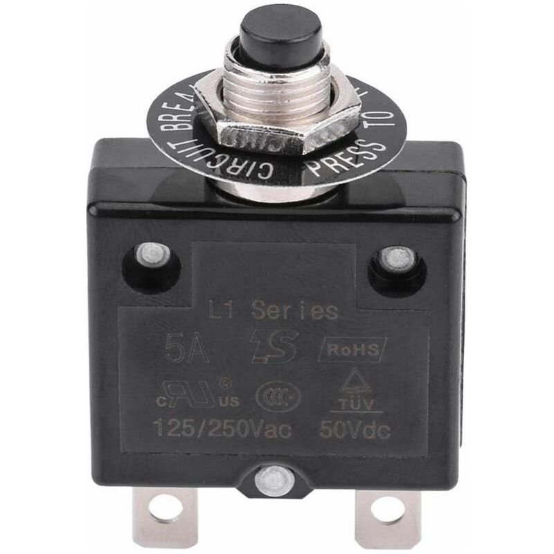 15-a-motorschutzschalter – Spannung 125–250 V Ac, 50 V Dc – Überlastschutz – Manuelle Rückstellung – Einfache Installation
