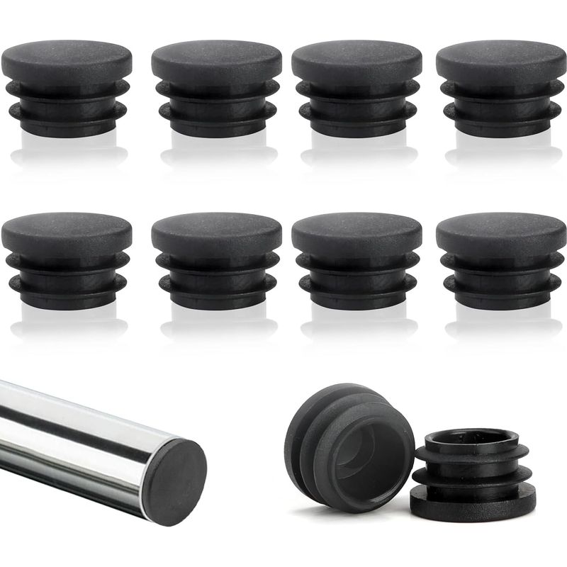 Set Mit 10 Runden Lattenkappen, 22 Mm – Strapazierfähiger Pe-kunststoff – Schützt Möbel Und Böden – Reduziert Bewegungsgeräusche