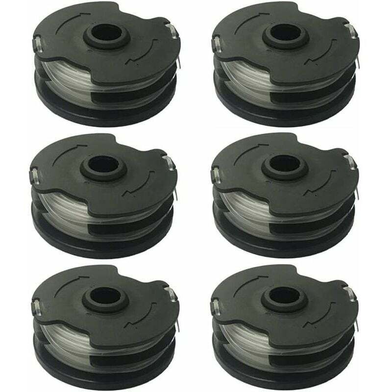 Packung Mit 6 Spulen 1,4 Mm Nylonfaden Für Parkside Prta 20-li A1/b2/c3 Freischneider – 2 X 5 M – Kompatibel Mit Prt 300 A1, Prt 550 A1/a3