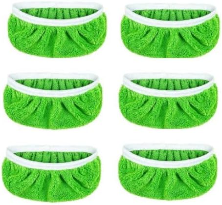 3 Stück Grün Wiederverwendbar Bodentücher Kompatibel Mit Swiffer Bodenwischer Nass, Mikrofaser Ersatzpads Kompatibel Mit Swiffer Sweeper Mop,wiederverwendbare Bodentücher Für Trocken & Wet