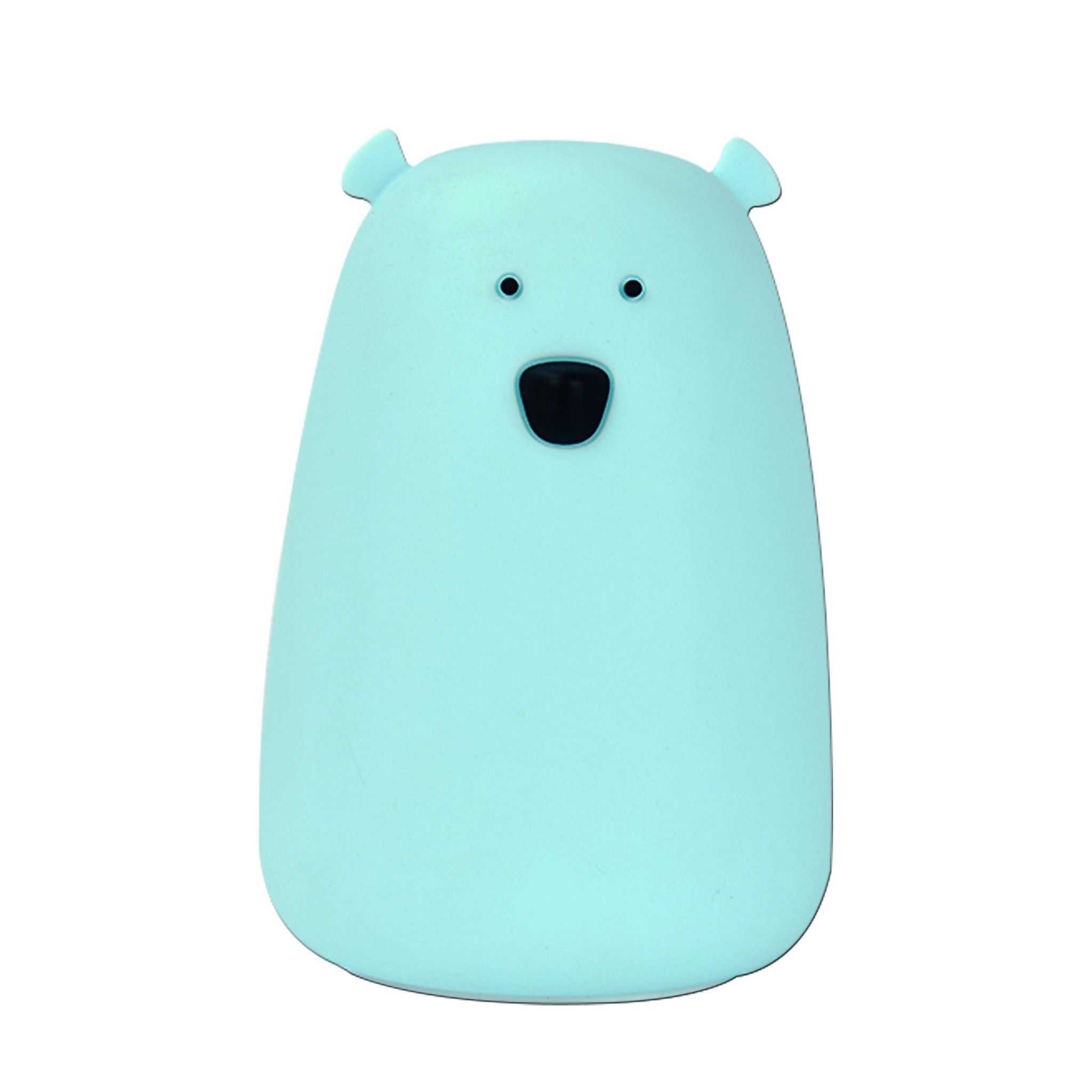Teddybär-led-kindernachtlampe Blau Goldlux 312969