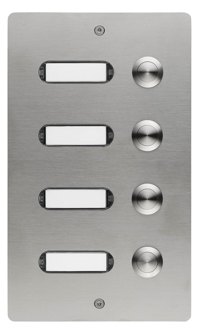 Grothe Eta 404 V2a Etagenplatte, 4 We, Edelstahl, Up, 55404