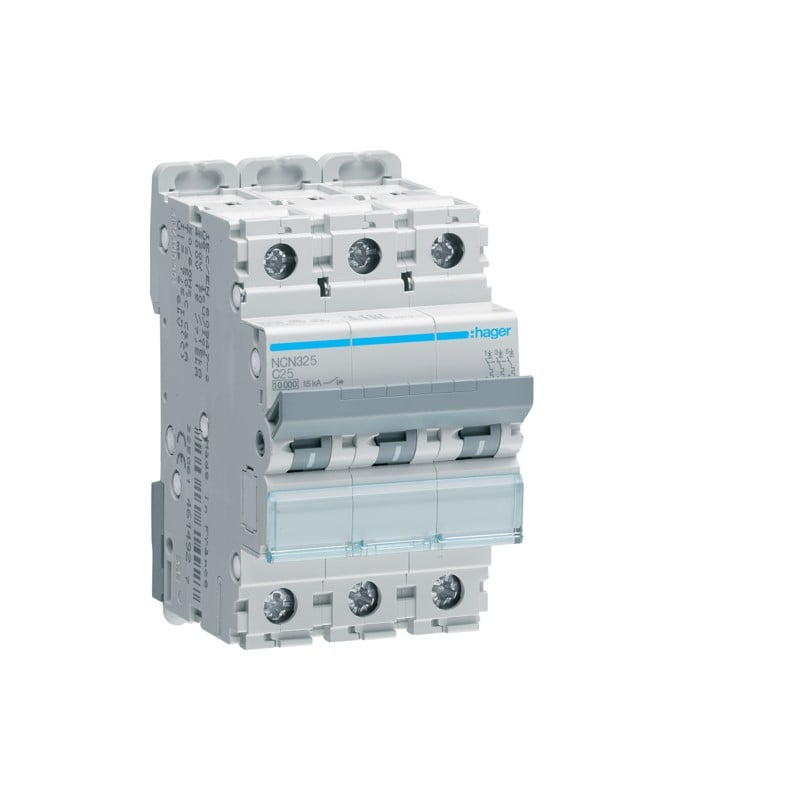 Leistungsschalter Hager Ncn325 3-polig 25 A 400 V