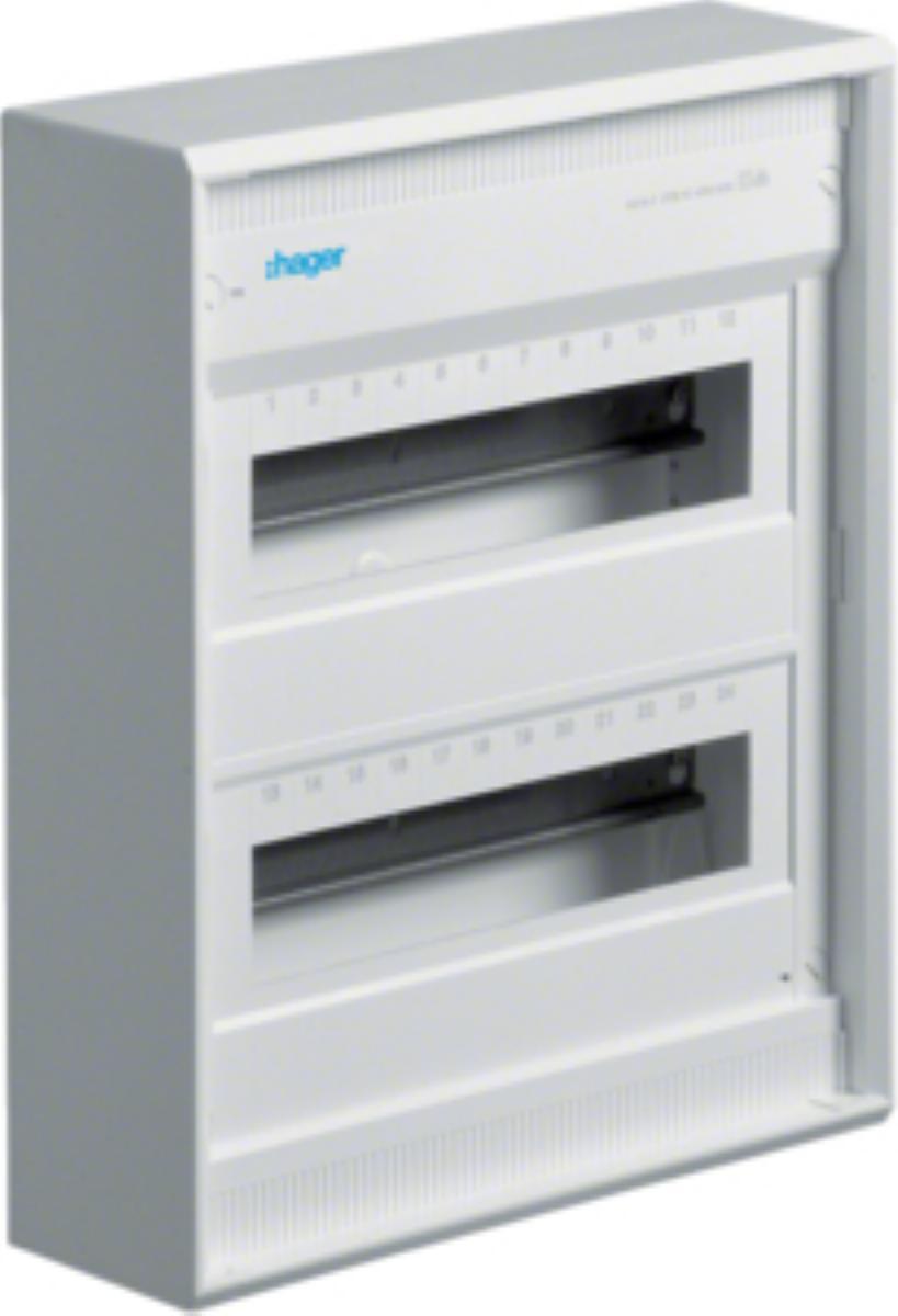 Schalttafel Hager Va24b 2 Reihen 24 Module