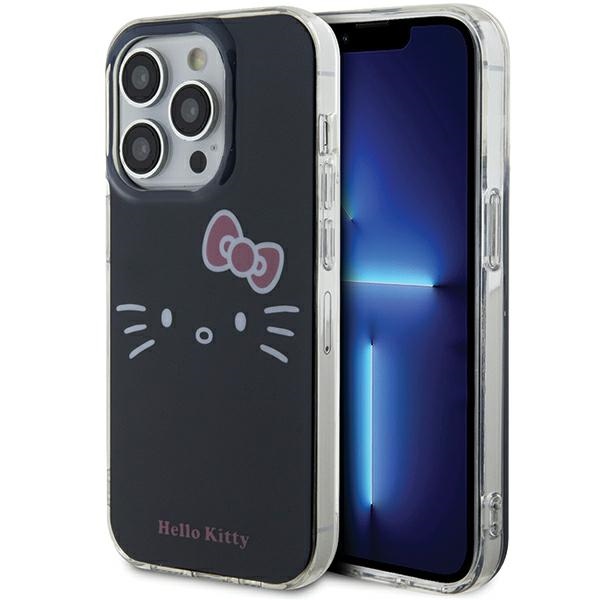 Hello Kitty Hkhcp13lhkhlk Iphone 13 Pro / 13 6,1" Schwarze/schwarze Hartschalen-hülle Iml Kitty Face