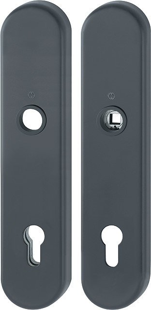 Hoppe® Schutz-langschildpaar 3331/3310, Ht, Aluminium, 11985185