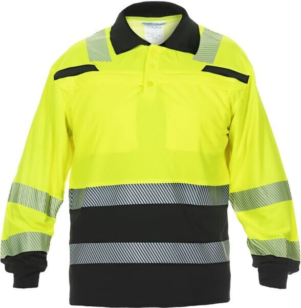 Warnschutz-polohemd Tanna Trendy Langärmelig Gelb/schwarz Größe 2xl Hydrowear 2xl 040460yb2xl