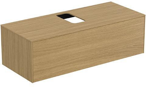 Is Wt-platte Conca Mittiger Ausschnitt 1202x505mm Eiche Hell
