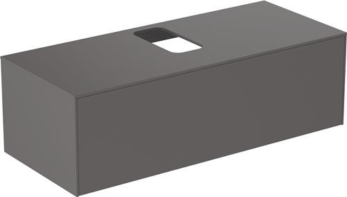 Is Wt-platte Conca Mittiger Ausschnitt 1202x505mm Anthrazit, Alte Nr.2019