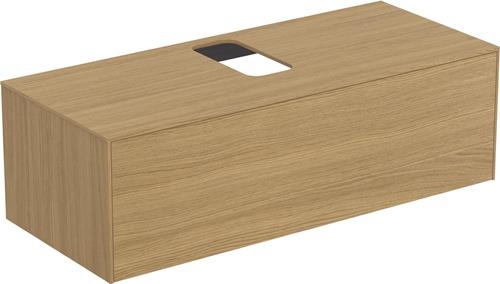 Is Wt-platte Conca Mittiger Ausschnitt 1202x505mm Eiche Hell, Alte Nr.2019