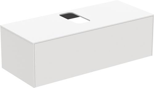 Is Wt-platte Conca Mittiger Ausschnitt 1202x505mm Weiß, Alte Nr.2019