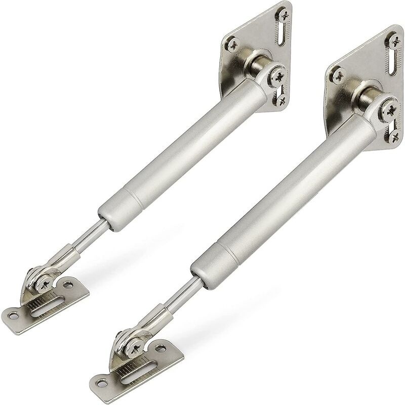 100 N/22 Lb Gasdruckfeder Mit Soft-close-funktion Der Deckel Senkt Sich Langsam Und Bleibt Langsam Offen Türklappe Für Küchenschränke, Kleiderschränke Und Büros 2er-pack