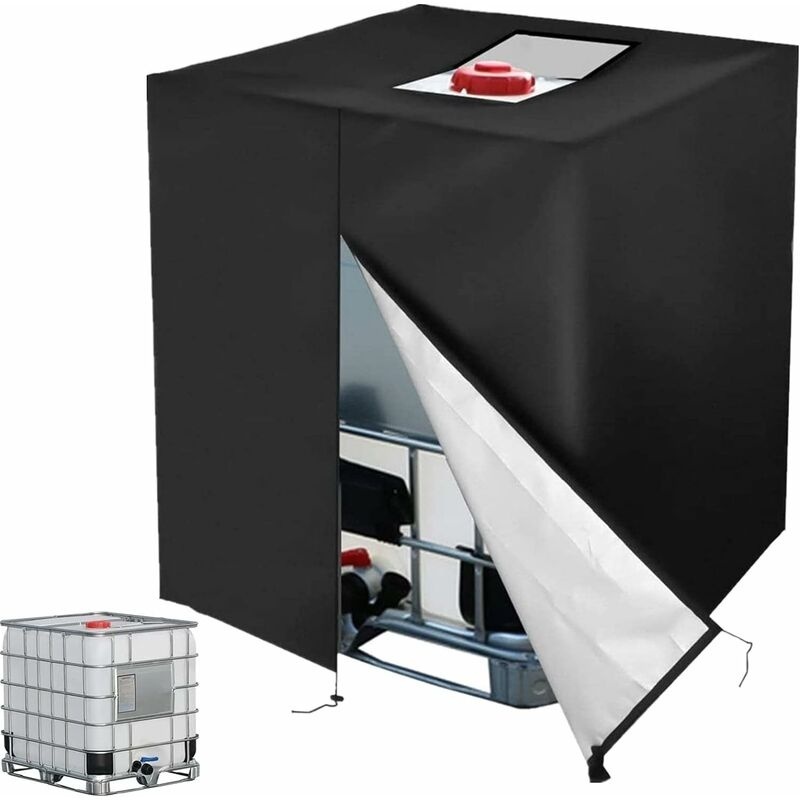 Schutzhülle, Abdeckung Für 1000-liter-tank, Sonnenschutzabdeckung Für Ibc-regenwassertanks, Staubdicht Und Uv-beständig, Schutzhülle (116 X 100 X 120 Cm)