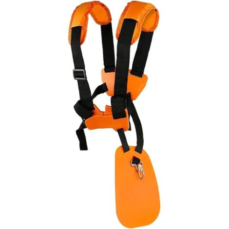Doppelter Schultergurt Für Freischneider, Gepolsterter Schultergurt, Nyon Gartenmähergurt Für Fs120, Fs55, Fs220, Orange