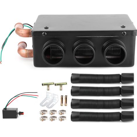 12v 50w Auto-heizgerät Mit 3 Öffnungen, Schnelles Aufheizen Für Den Winter, Frostentfernung, Zubehör Für Den Fahrzeuginnenraum, Geräuscharm