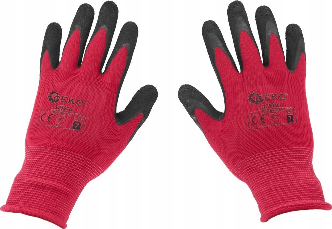 Beschichtete Schutzhandschuhe Größe 7 - Rosa (12/240)