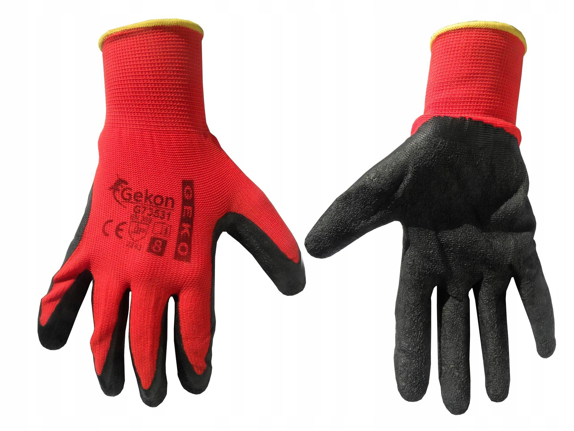 Geko Schutzhandschuhe Größe 8/latex Rot/(12/240)