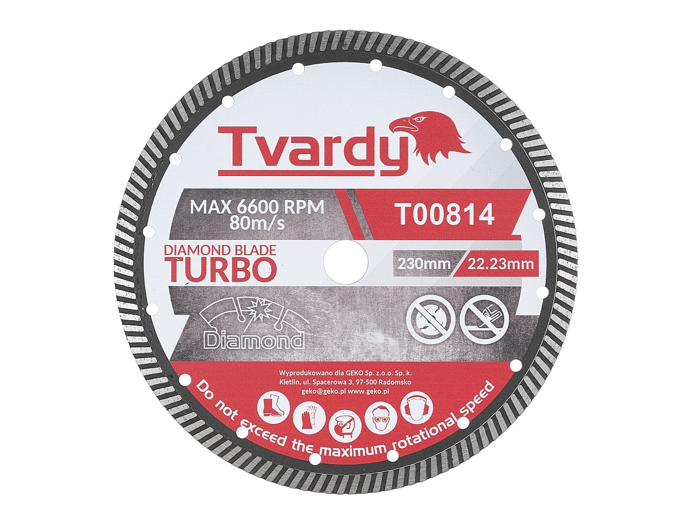 Turbo-diamantscheibe 230x10x22,23mm (25)