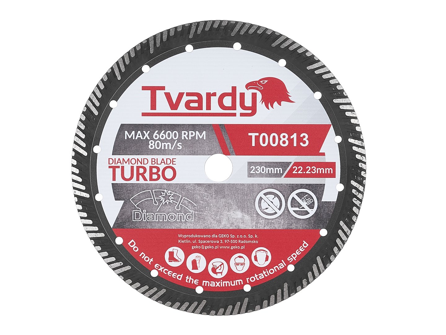 Turbo-diamantscheibe 230x15x22,23mm (25)