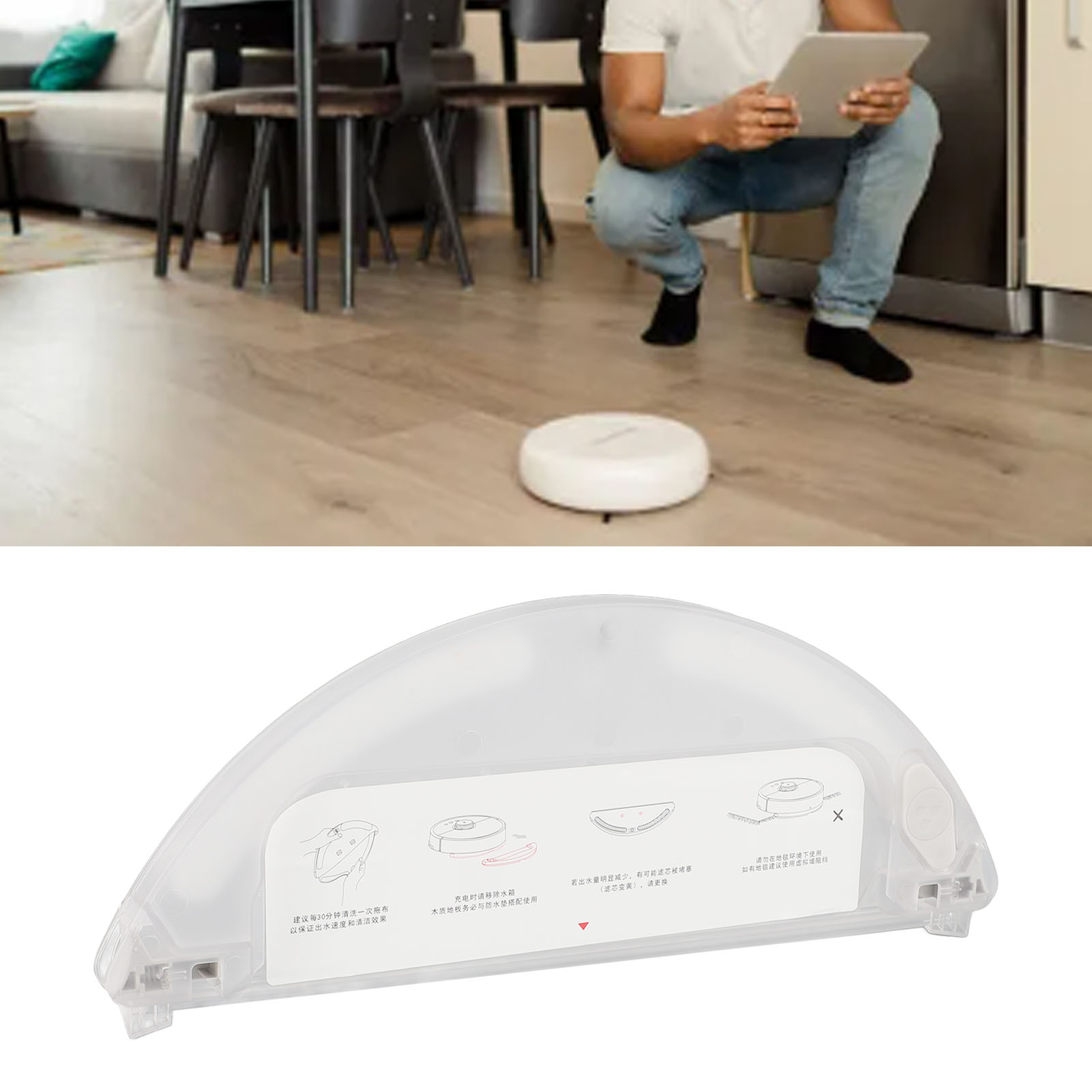 Ersatz-wassertank Für Saugroboter S50, S51, S55, S5, T65 Abs-auffangschale Zubehörteil