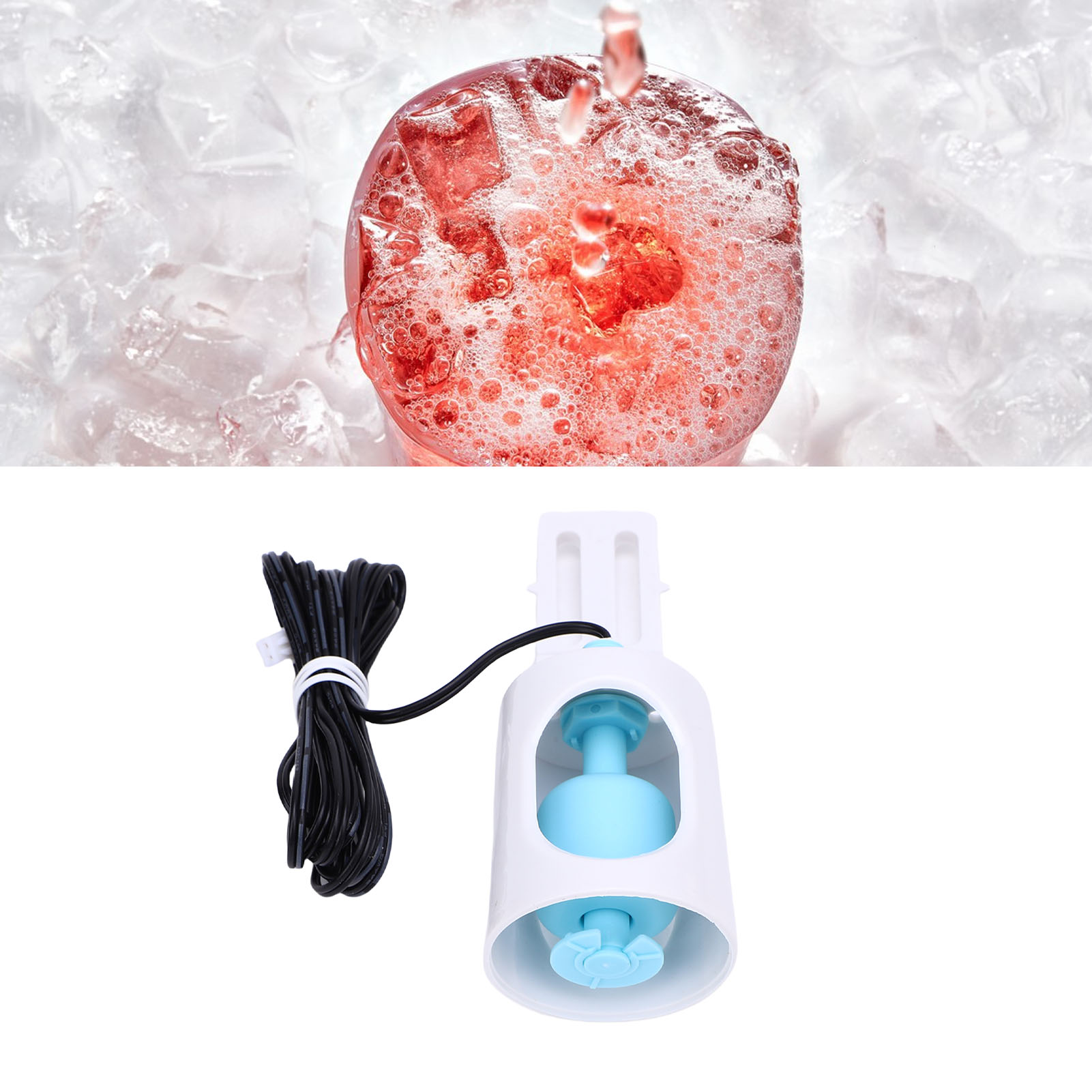 Schwimmerschalter Für Eiswürfelbereiter – Präzise Wasserstandsregelung – Robustes Abs – Einfache Installation – 13 X 4,5 Cm