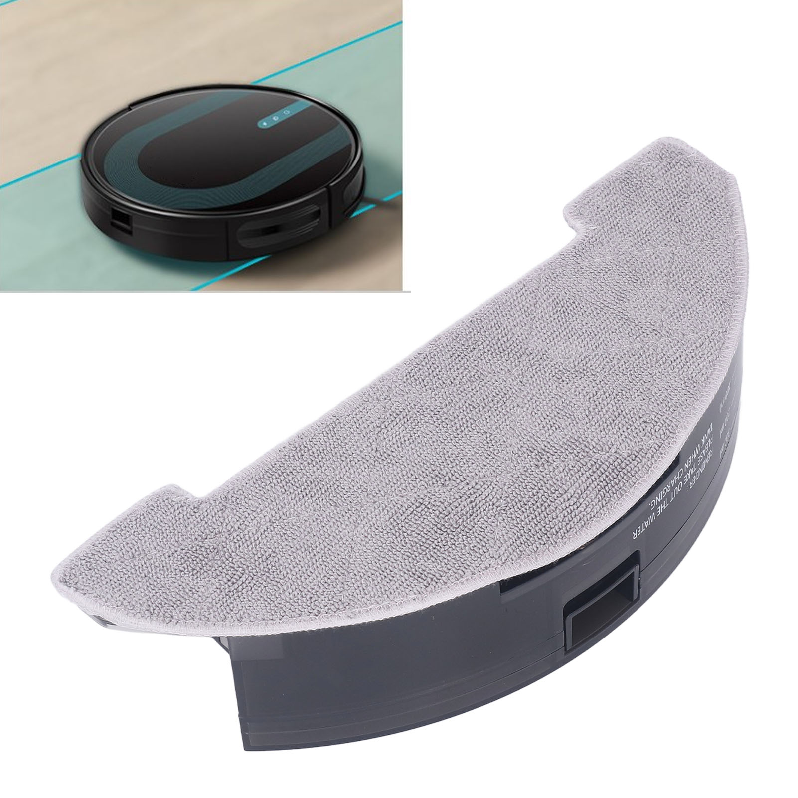 Roboter-ersatzteil Für Proscenic D5s 850t 850p: Wassertank Und Reinigungs- Und Wischset Aus Abs, 28 X 12,5 X 6 Cm, 438 G, Inklusive Wischtuch