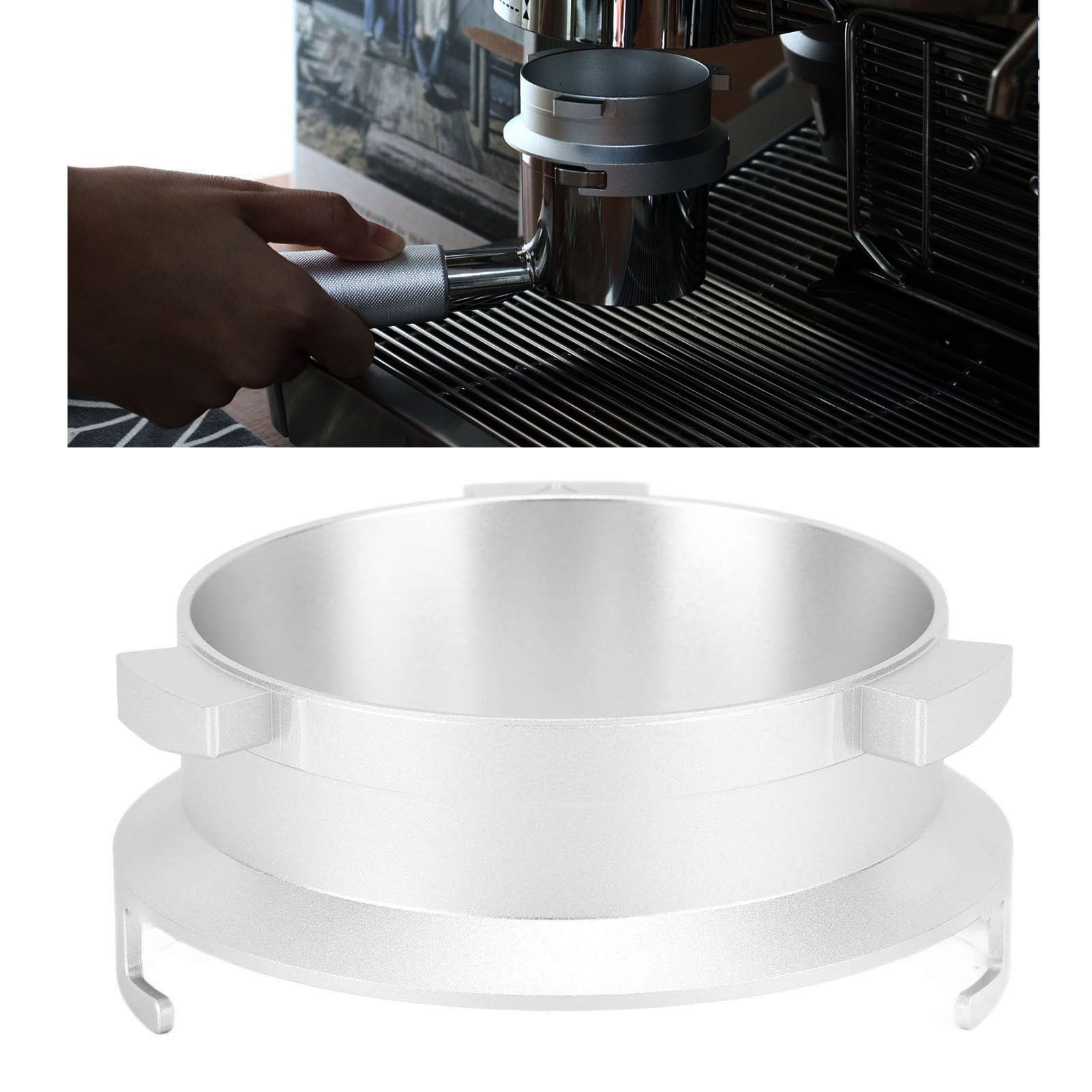 51-mm-dosierring Aus Aluminium Für Delonghi 9er-serie (9335, 9155, 9355, 9665) – Trichterlos Und Auslaufsicher