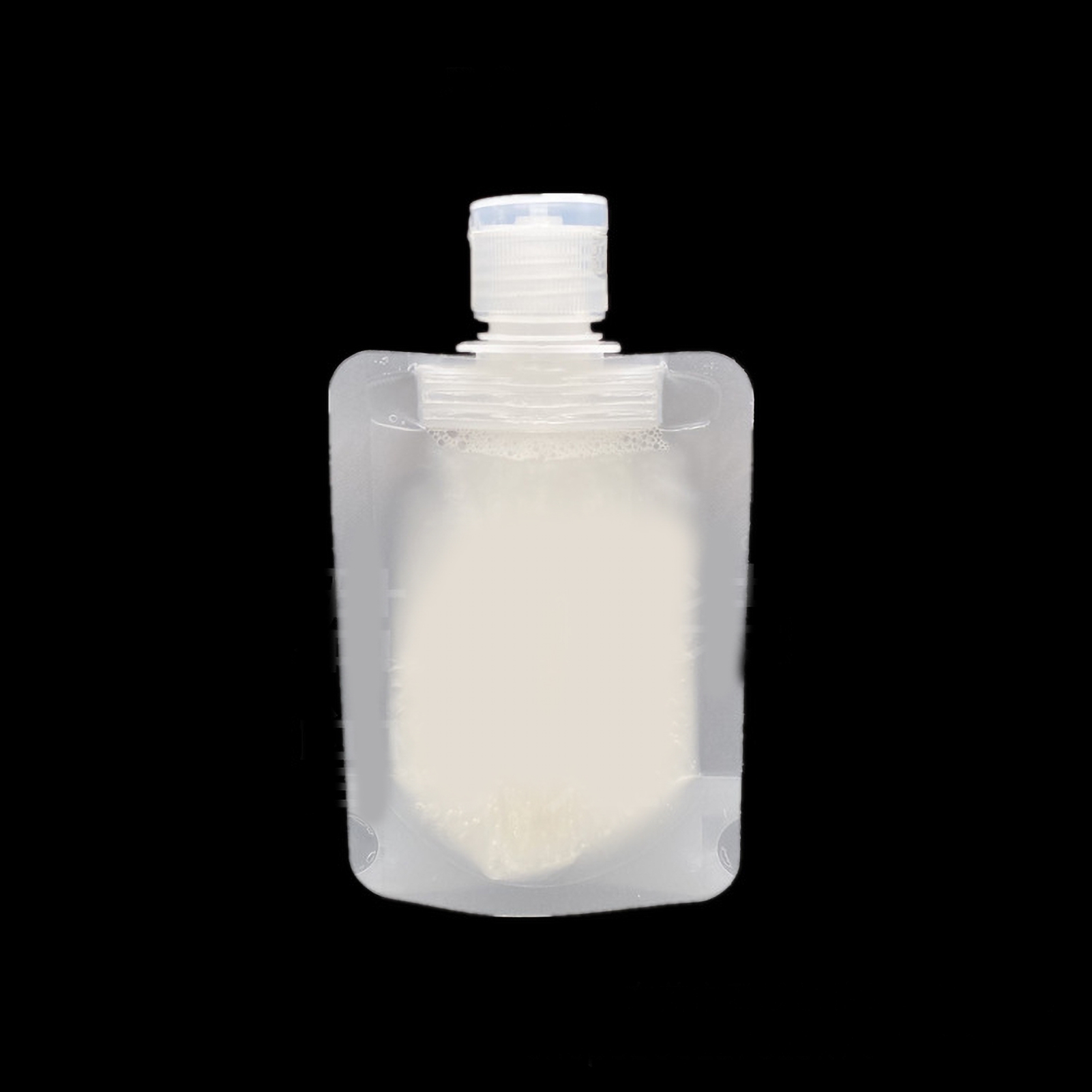 Leerer, Wiederbefüllbarer Plastikbeutel Für Shampoo Und Kosmetiklotion – 50 Ml – Ausgießer, Pet/pa/pe, Wiederverwendbar Für Reisen