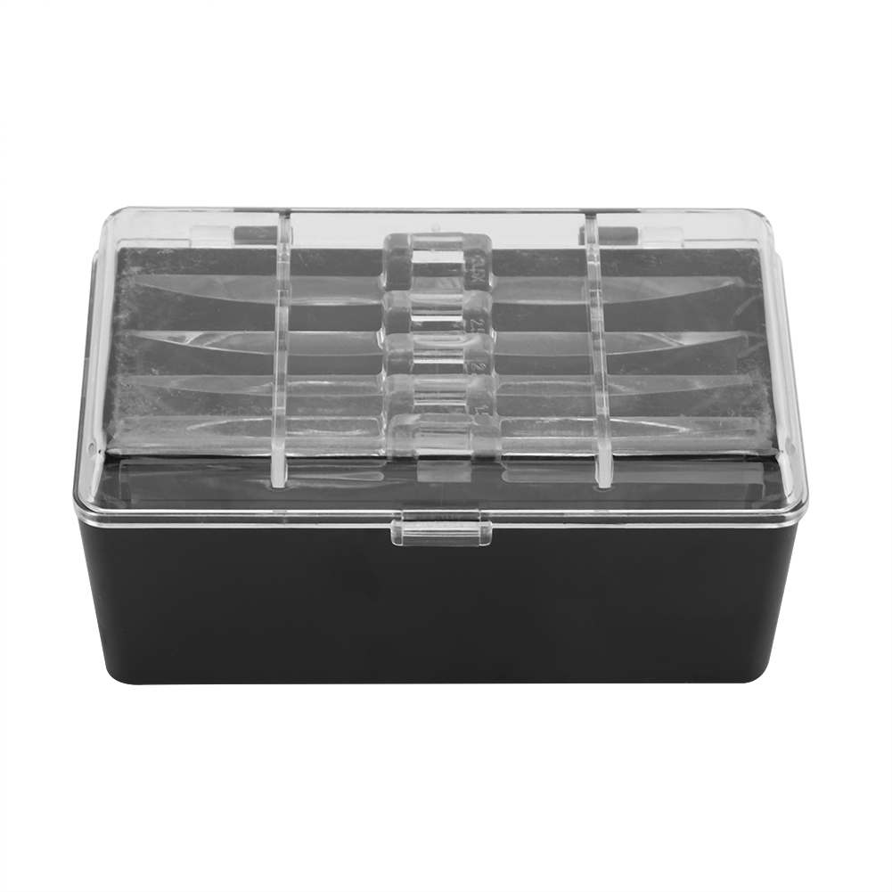 Elektronische Stirnbrille Ohne Markenlogo – Freisprechbrille Mit 5 Austauschbaren Gläsern Und 2 Led-leuchten – Weißes Abs – H5-verfestigtes Verfahren