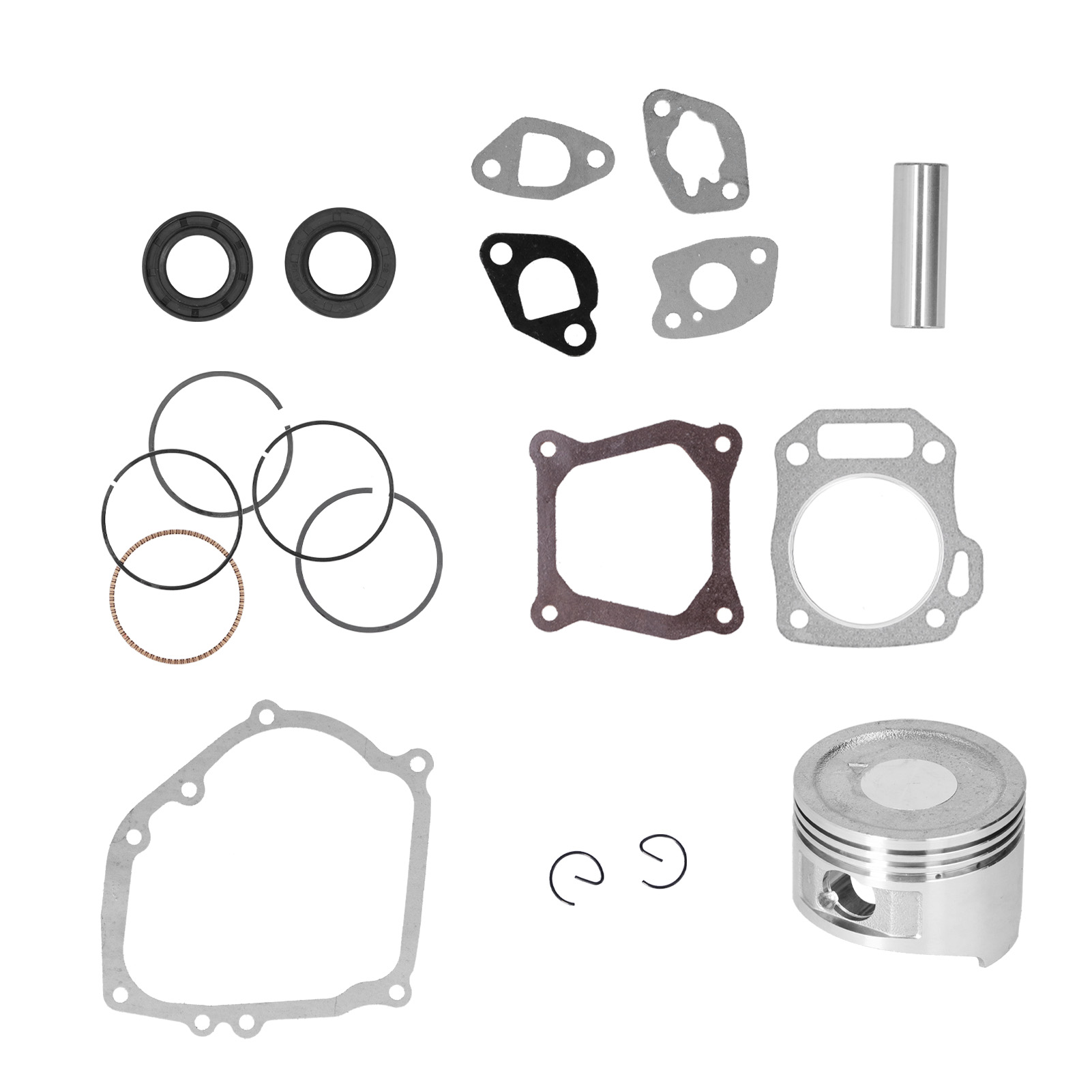 Motorüberholungssatz – Ersatzteile Für Honda Gx160/gx200/168f – Ptfe-kolben 68 Mm + Dichtungen + Kolbenringe + Dichtungssätze