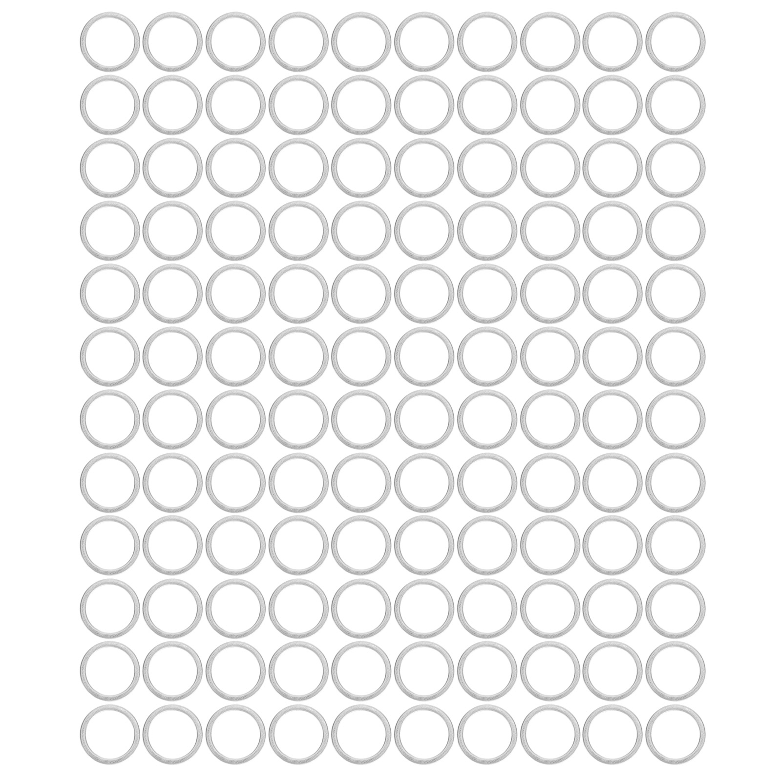 Glatte Antivibrationsdichtung 4807-1215-1000 (120 Stück) Für Lager, Räder, Zahnräder, Heimwerken/dekoration