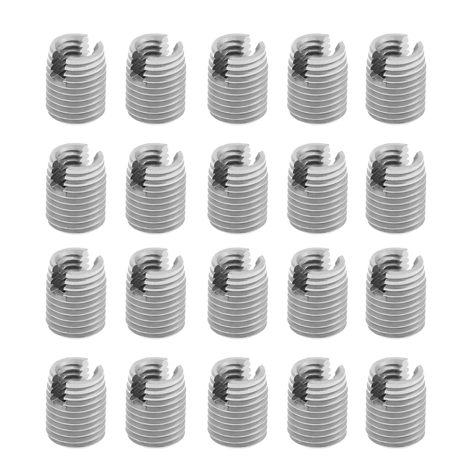 20-teiliger Gewindeeinsatz, Selbstschneidendes Metallgewinde M4 X 8 Mm, Reparatur Mit Stift, Verbesserte Verbindung, Werkstoffe Mit Geringer Festigkeit