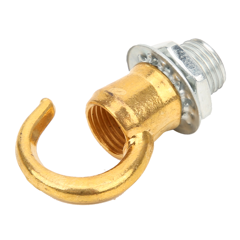Lampenhaken – Dekoratives Accessoire – 10 Stück, Zinklegierung – Elektrophorese-gold – Bronzegrün